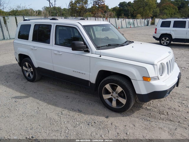 2016 Jeep Patriot High Altitude Edition მანქანა იყიდება აუქციონზე, vin: 1C4NJPFA3GD527867, აუქციონის ნომერი: 46332958