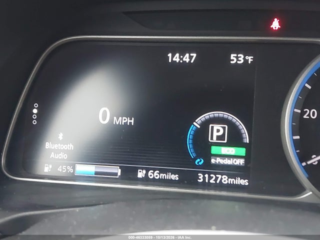 Продаж на аукціоні авто 2020 Nissan Leaf S 40 Kwh, vin: 1N4AZ1BP0LC311625, номер лоту: 46333059