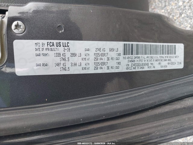 Продаж на аукціоні авто 2018 Dodge Grand Caravan Se Plus, vin: 2C4RDGBG9JR202499, номер лоту: 46333172