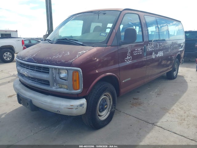 46333206 :رقم المزاد ، 1GAHG39R421206459 vin ، 2002 Chevrolet Express مزاد بيع