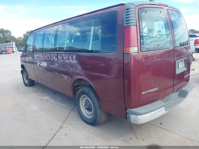 46333206 :رقم المزاد ، 1GAHG39R421206459 vin ، 2002 Chevrolet Express مزاد بيع