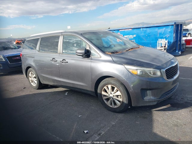 Продажа на аукционе авто 2016 Kia Sedona Lx, vin: KNDMB5C15G6098043, номер лота: 46333927