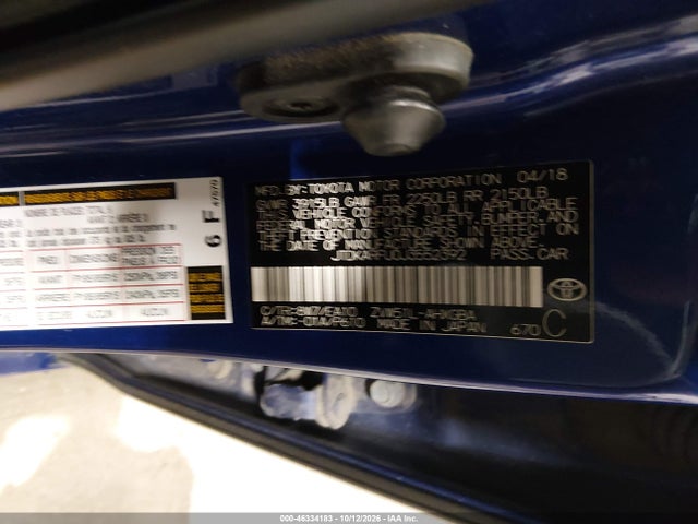 Aukcja sprzedaży 2018 Toyota Prius Four, vin: JTDKARFU0J3552392, numer aukcji: 46334183
