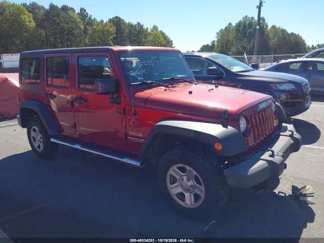 2013 Jeep Wrangler Unlimited Sport მანქანა იყიდება აუქციონზე, vin: 1C4BJWDG4DL526202, აუქციონის ნომერი: 46334253