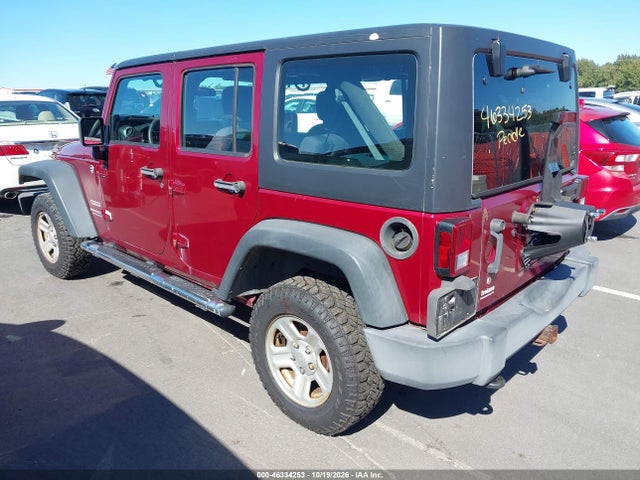 Продажа на аукционе авто 2013 Jeep Wrangler Unlimited Sport, vin: 1C4BJWDG4DL526202, номер лота: 46334253