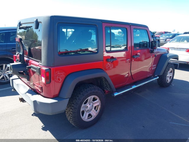 Продажа на аукционе авто 2013 Jeep Wrangler Unlimited Sport, vin: 1C4BJWDG4DL526202, номер лота: 46334253