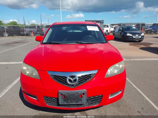 2008 Mazda Mazda3 I Sport მანქანა იყიდება აუქციონზე, vin: JM1BK12F381820654, აუქციონის ნომერი: 46334326