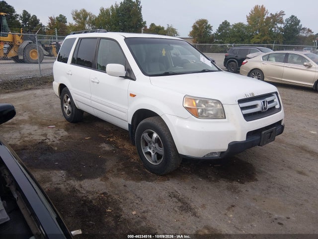 2007 Honda Pilot Ex-l მანქანა იყიდება აუქციონზე, vin: 5FNYF28627B027413, აუქციონის ნომერი: 46334516