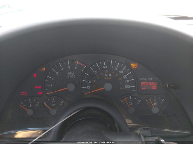 1999 Pontiac Firebird მანქანა იყიდება აუქციონზე, vin: 2G2FS22K9X2203240, აუქციონის ნომერი: 46334709