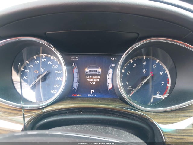 2014 Maserati Quattroporte S Q4 მანქანა იყიდება აუქციონზე, vin: ZAM56RRA6E1109919, აუქციონის ნომერი: 46335117