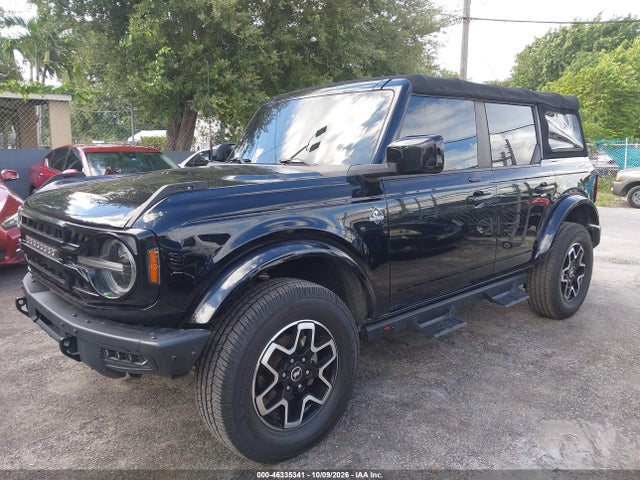 2022 Ford Bronco Outer Banks მანქანა იყიდება აუქციონზე, vin: 1FMDE5BH9NLA71329, აუქციონის ნომერი: 46335341