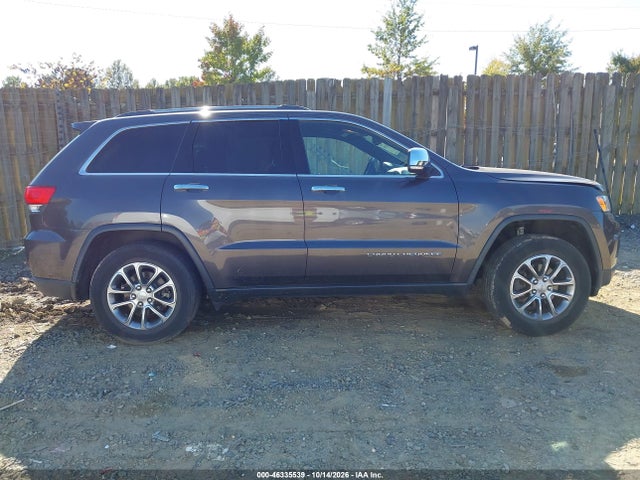 2016 Jeep Grand Cherokee Limited მანქანა იყიდება აუქციონზე, vin: 1C4RJFBG1GC414835, აუქციონის ნომერი: 46335539