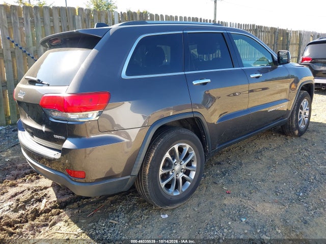 2016 Jeep Grand Cherokee Limited მანქანა იყიდება აუქციონზე, vin: 1C4RJFBG1GC414835, აუქციონის ნომერი: 46335539