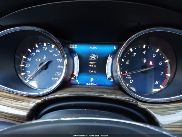Продаж на аукціоні авто 2017 Maserati Quattroporte S Q4 Granlusso, vin: ZAM56RRL5H1229104, номер лоту: 46335544
