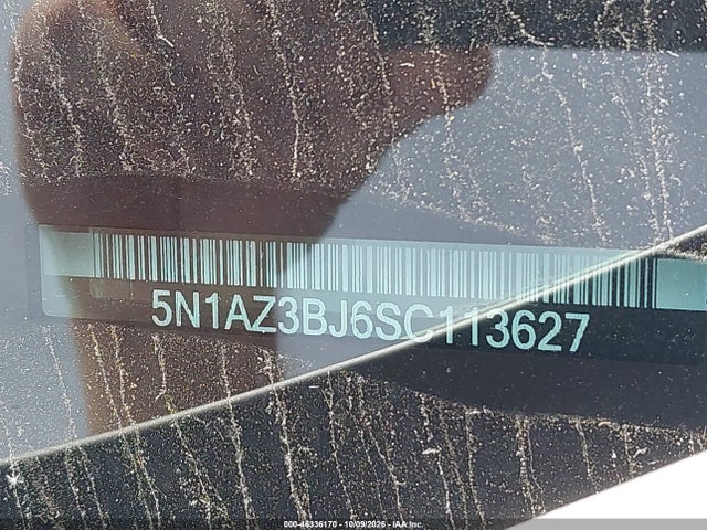 2025 Nissan Murano Sv მანქანა იყიდება აუქციონზე, vin: 5N1AZ3BJ6SC113627, აუქციონის ნომერი: 46336170