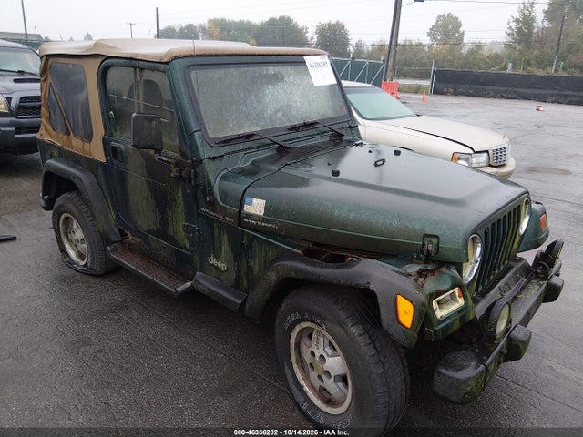2001 Jeep Wrangler Se მანქანა იყიდება აუქციონზე, vin: 1J4FA29P21P350056, აუქციონის ნომერი: 46336202