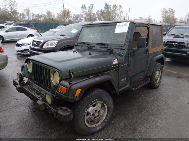 46336202 :رقم المزاد ، 1J4FA29P21P350056 vin ، 2001 Jeep Wrangler Se مزاد بيع