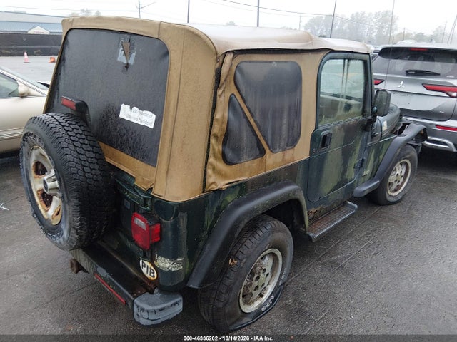 46336202 :رقم المزاد ، 1J4FA29P21P350056 vin ، 2001 Jeep Wrangler Se مزاد بيع