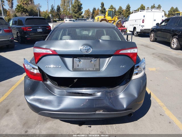 46336913 :رقم المزاد ، 5YFBURHE7GP434501 vin ، 2016 Toyota Corolla Le Plus مزاد بيع