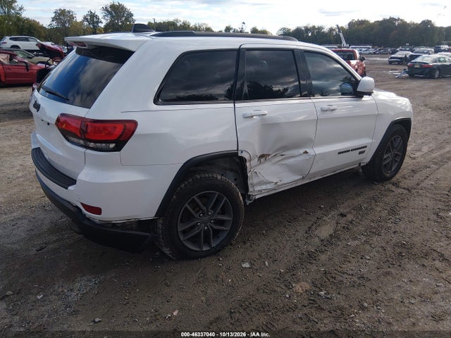 2016 Jeep Grand Cherokee 75th Anniversary მანქანა იყიდება აუქციონზე, vin: 1C4RJFAG7GC462972, აუქციონის ნომერი: 46337040