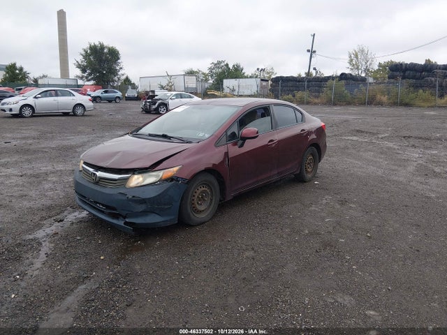 Aukcja sprzedaży 2012 Honda Civic Lx, vin: 19XFB2F55CE380791, numer aukcji: 46337502
