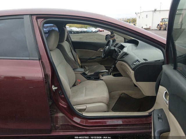 Aukcja sprzedaży 2012 Honda Civic Lx, vin: 19XFB2F55CE380791, numer aukcji: 46337502