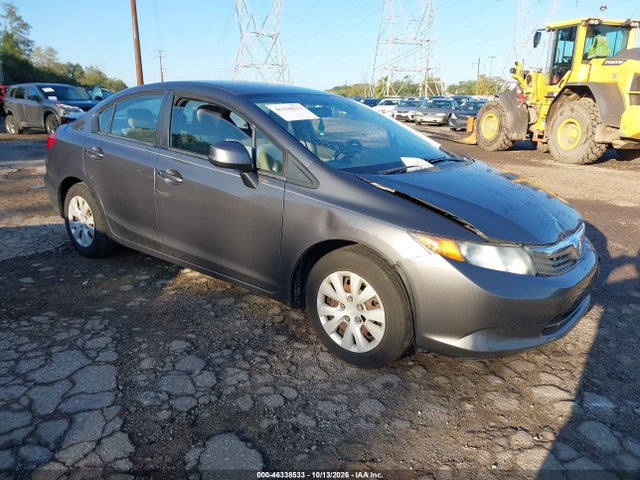 Продаж на аукціоні авто 2012 Honda Civic Lx, vin: 19XFB2F54CE342016, номер лоту: 46338533
