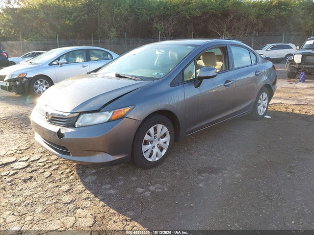 Продаж на аукціоні авто 2012 Honda Civic Lx, vin: 19XFB2F54CE342016, номер лоту: 46338533