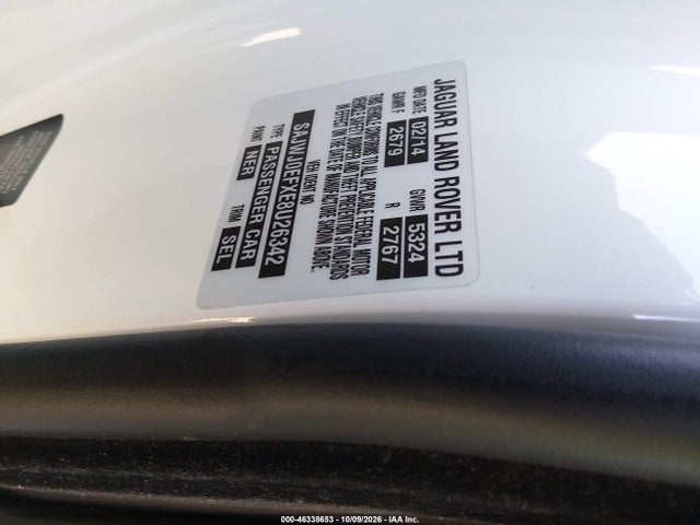 Aukcja sprzedaży 2014 Jaguar Xf V6 Sc, vin: SAJWJ0EFXE8U26342, numer aukcji: 46338653