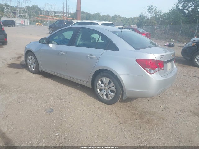 2014 Chevrolet Cruze Ls Auto მანქანა იყიდება აუქციონზე, vin: 1G1PA5SG0E7202590, აუქციონის ნომერი: 46338685
