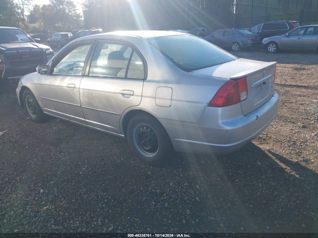 46338761 :رقم المزاد ، 2HGES16522H522783 vin ، 2002 Honda Civic Lx مزاد بيع