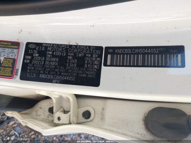Продаж на аукціоні авто 2017 Kia Niro Lx, vin: KNDCB3LCXH5044052, номер лоту: 46338865
