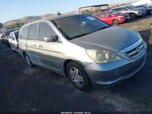 2006 Honda Odyssey Ex-l მანქანა იყიდება აუქციონზე, vin: 5FNRL38746B048452, აუქციონის ნომერი: 46339147