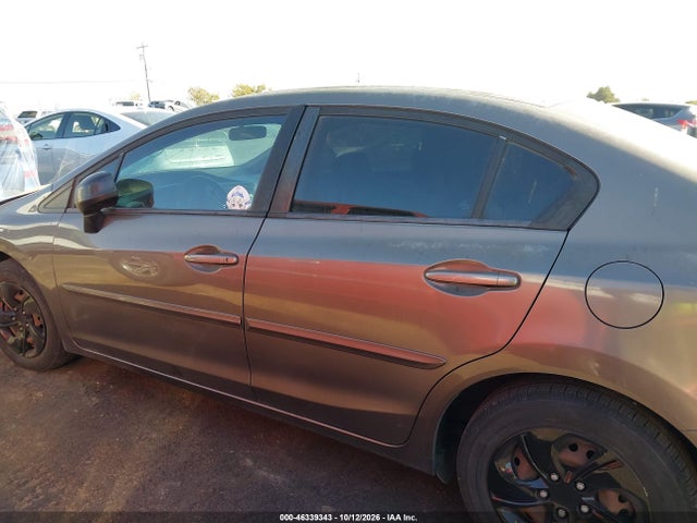 46339343 :رقم المزاد ، 2HGFB2F51DH542164 vin ، 2013 Honda Civic Lx مزاد بيع