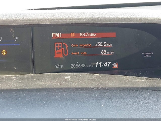 46339343 :رقم المزاد ، 2HGFB2F51DH542164 vin ، 2013 Honda Civic Lx مزاد بيع