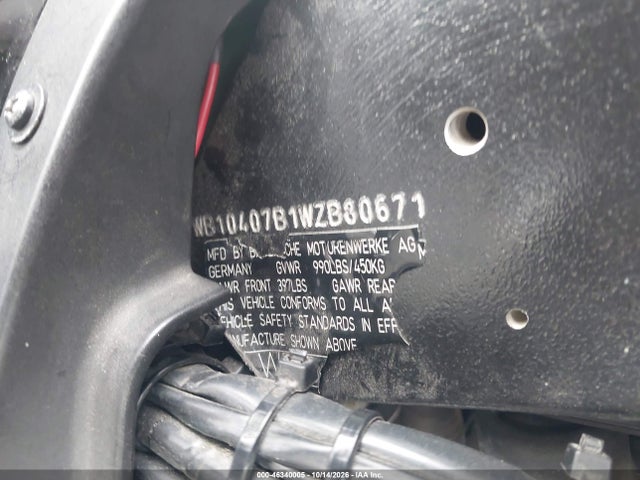 Aukcja sprzedaży 1998 Bmw R1100 R, vin: WB10407B1WZB80671, numer aukcji: 46340005