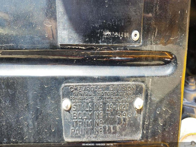 Aukcja sprzedaży 1939 Chevrolet 2 Door Coupe, vin: 2JAD54484, numer aukcji: 46340353