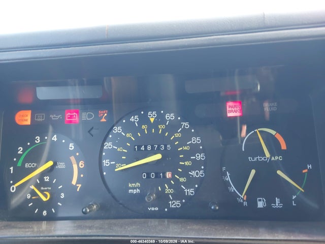 Продаж на аукціоні авто 1989 Saab 900, vin: YS3AT75L2K7026304, номер лоту: 46340369
