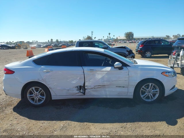 2018 Ford Fusion Hybrid Se მანქანა იყიდება აუქციონზე, vin: 3FA6P0LU2JR277423, აუქციონის ნომერი: 46340643