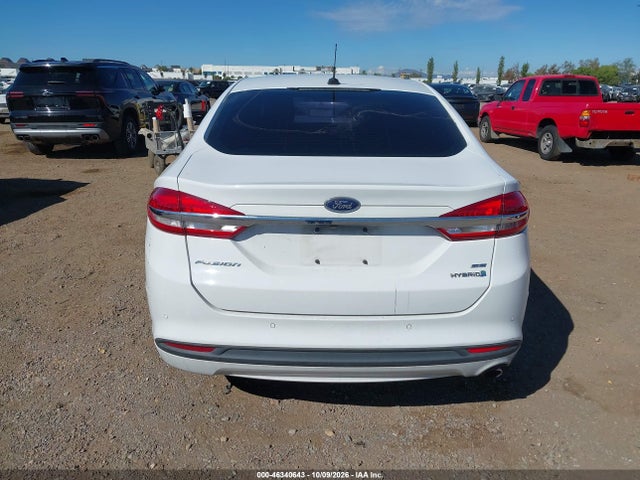 2018 Ford Fusion Hybrid Se მანქანა იყიდება აუქციონზე, vin: 3FA6P0LU2JR277423, აუქციონის ნომერი: 46340643