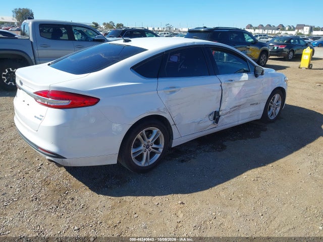2018 Ford Fusion Hybrid Se მანქანა იყიდება აუქციონზე, vin: 3FA6P0LU2JR277423, აუქციონის ნომერი: 46340643