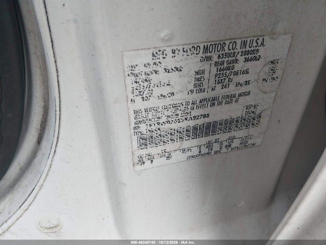 Aukcja sprzedaży 2003 Ford F-150 Lariat/xlt, vin: 1FTRW07623KA82788, numer aukcji: 46340740