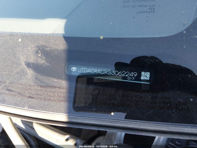46340819 :رقم المزاد ، JTDACAAUXS3062249 vin ، 2025 Toyota Prius Le مزاد بيع