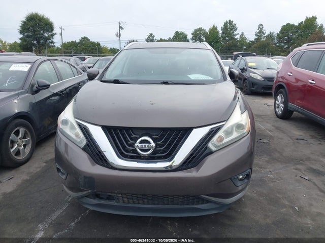 2017 Nissan Murano Sl მანქანა იყიდება აუქციონზე, vin: 5N1AZ2MG7HN106324, აუქციონის ნომერი: 46341002