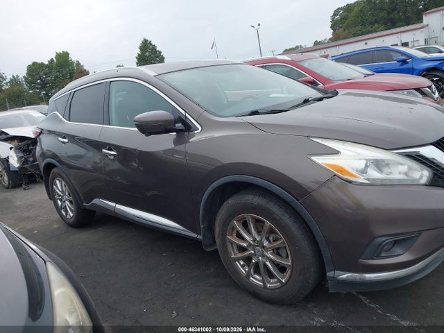2017 Nissan Murano Sl მანქანა იყიდება აუქციონზე, vin: 5N1AZ2MG7HN106324, აუქციონის ნომერი: 46341002