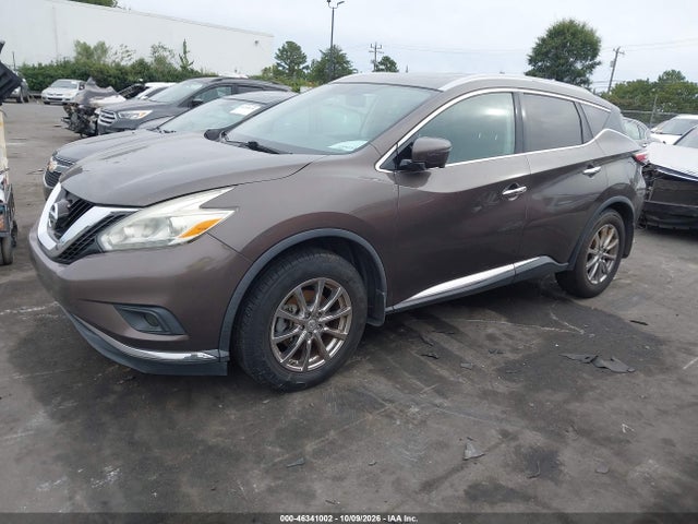 2017 Nissan Murano Sl მანქანა იყიდება აუქციონზე, vin: 5N1AZ2MG7HN106324, აუქციონის ნომერი: 46341002