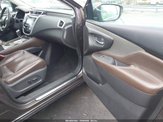 2017 Nissan Murano Sl მანქანა იყიდება აუქციონზე, vin: 5N1AZ2MG7HN106324, აუქციონის ნომერი: 46341002