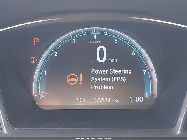 46341525 :رقم المزاد ، 19XFC1F32GE025900 vin ، 2016 Honda Civic Ex-t مزاد بيع