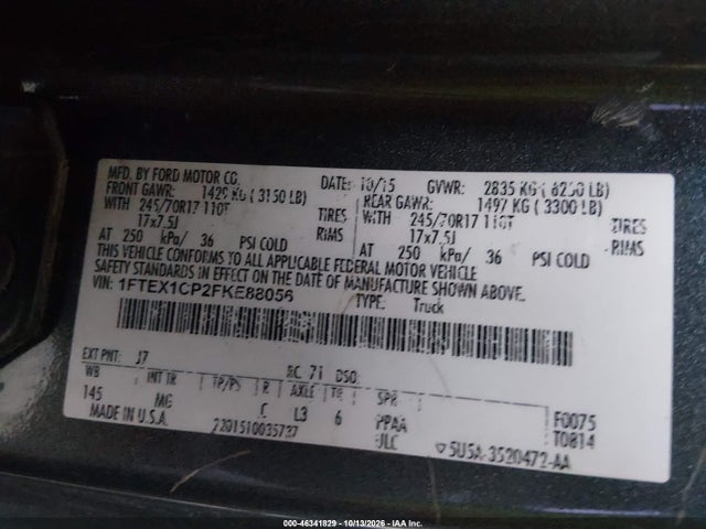Ford F-150 Xlt 2015 1FTEX1CP2FKE88056 Image 9