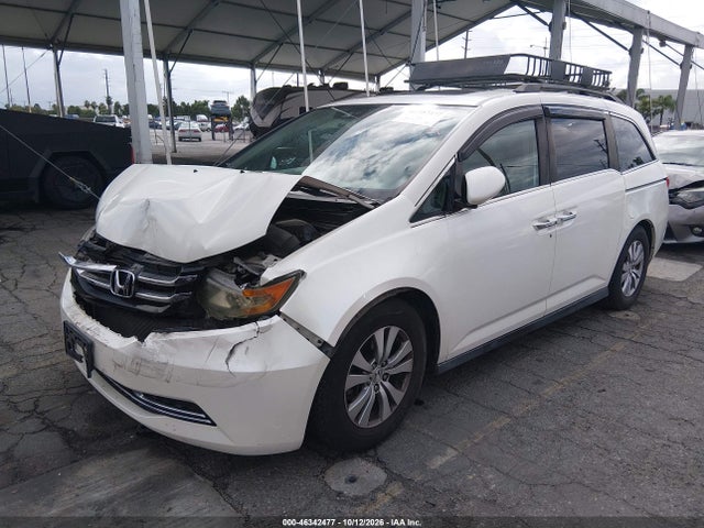 46342477 :رقم المزاد ، 5FNRL5H69FB070031 vin ، 2015 Honda Odyssey Ex-l مزاد بيع